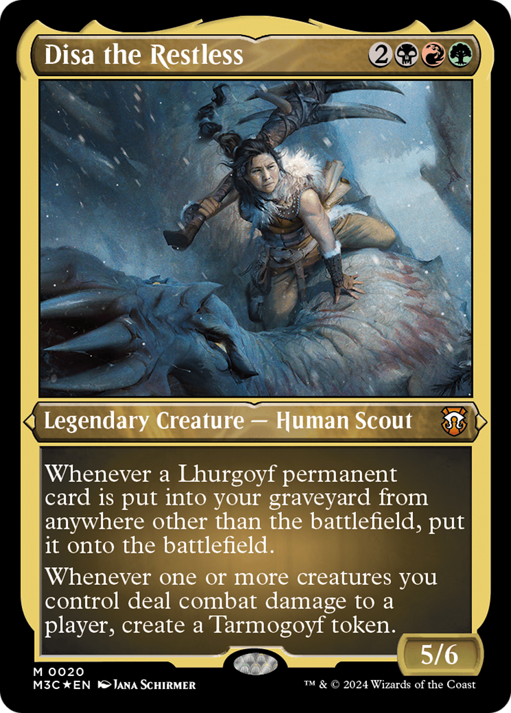 Disa the Restless (M3C-020) - Modern Horizons 3 Commander Etched Foil - Premium MTG Single from Wizards of the Coast - Just $0.26! Shop now at Game Crave Tournament Store
