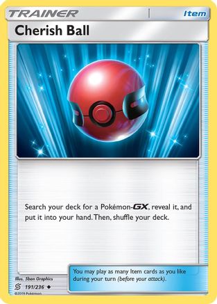 Cherish Ball 191/236 - Unified Minds Reverse Holofoil