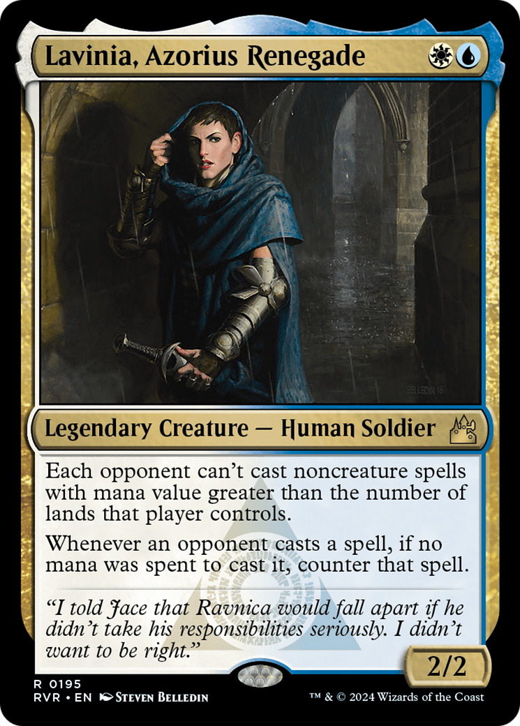 Lavinia, Azorius Renegade (RVR-195) - Ravnica Remastered Foil - Premium MTG Single from Wizards of the Coast - Just $0.73! Shop now at Game Crave Tournament Store