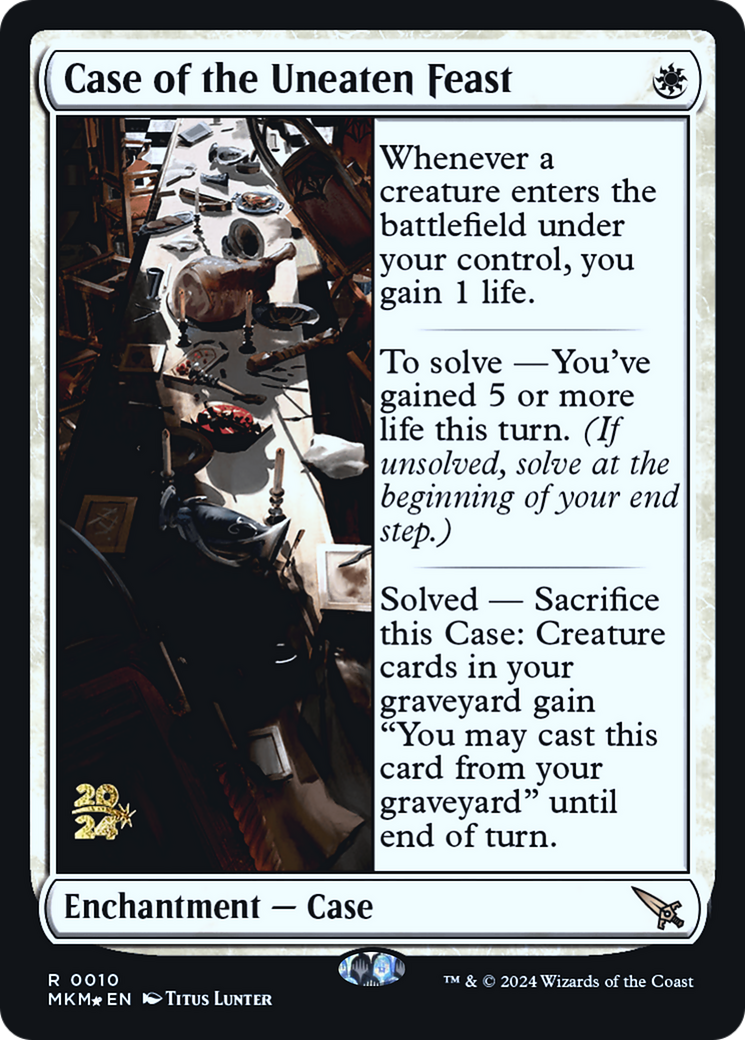 Case of the Uneaten Feast (PMKM-10S) - Murders at Karlov Manor Promos Foil - Premium MTG Single from Wizards of the Coast - Just $1.11! Shop now at Game Crave Tournament Store