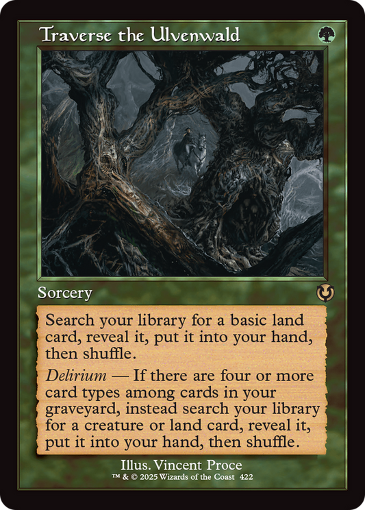 Traverse the Ulvenwald (Retro Frame) (-422) - Innistrad Remastered Foil - Premium MTG Single from Wizards of the Coast - Just $0.89! Shop now at Game Crave Tournament Store