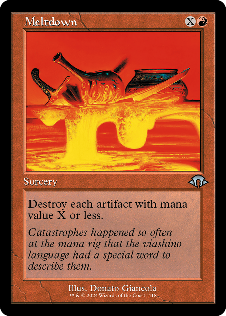 Meltdown (MH3-418) - Modern Horizons 3 - Premium MTG Single from Wizards of the Coast - Just $0.31! Shop now at Game Crave Tournament Store