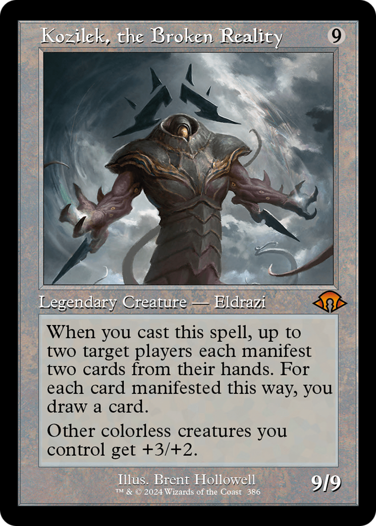 Kozilek, the Broken Reality (MH3-386) - Modern Horizons 3 Foil - Premium MTG Single from Wizards of the Coast - Just $6.65! Shop now at Game Crave Tournament Store