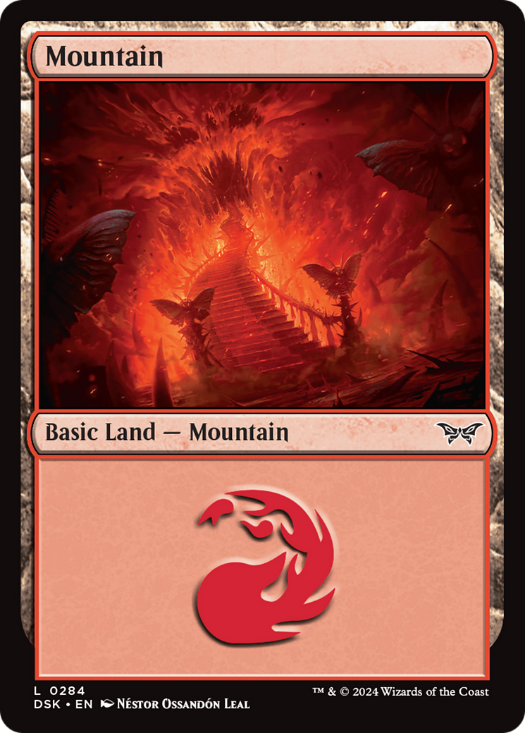 Mountain (DSK-284) - Duskmourn: House of Horror - Premium MTG Single from Wizards of the Coast - Just $0.25! Shop now at Game Crave Tournament Store