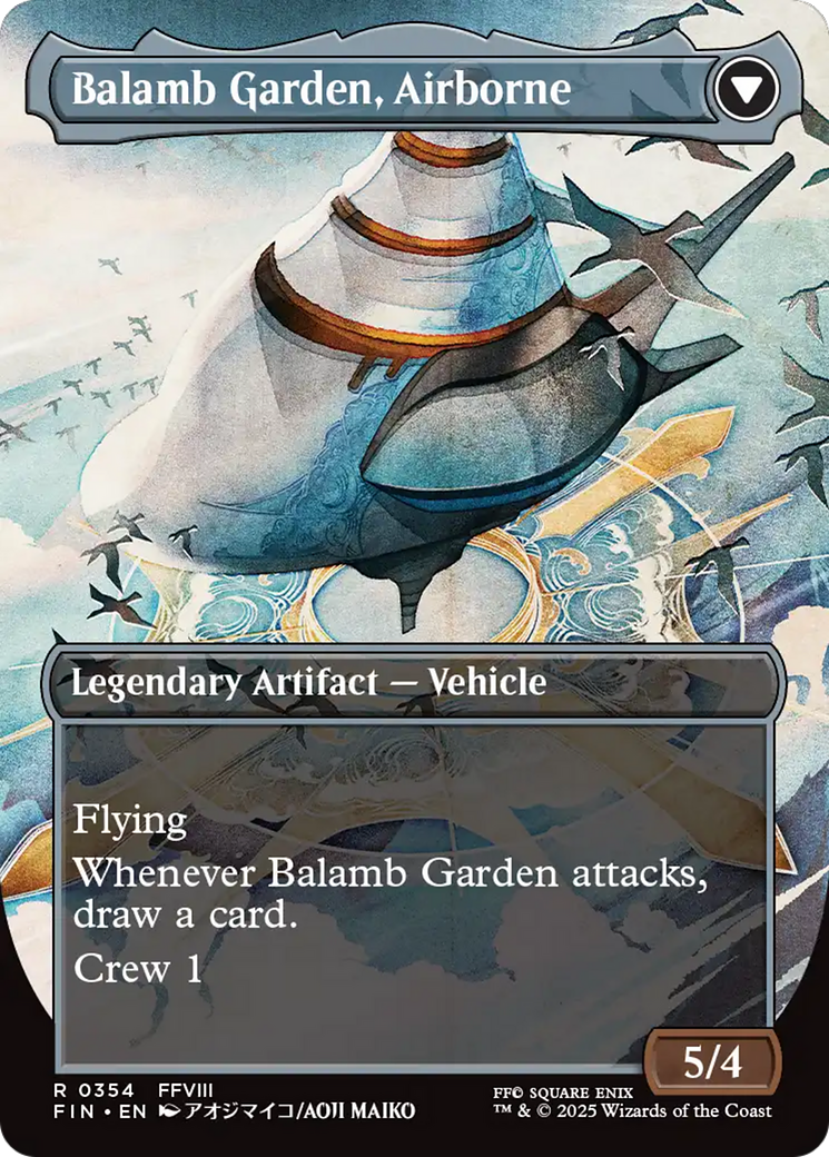 Balamb Garden, SeeD Academy (Borderless) (FIN-354) - FINAL FANTASY (Borderless) Foil - Premium MTG Single from Wizards of the Coast - Just $0.79! Shop now at Game Crave Tournament Store