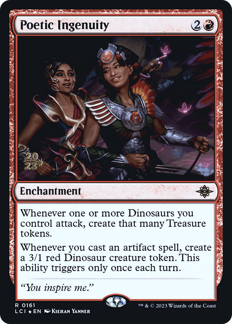Poetic Ingenuity (PLCI-161S) - The Lost Caverns of Ixalan Promos Foil - Premium MTG Single from Wizards of the Coast - Just $0.37! Shop now at Game Crave Tournament Store