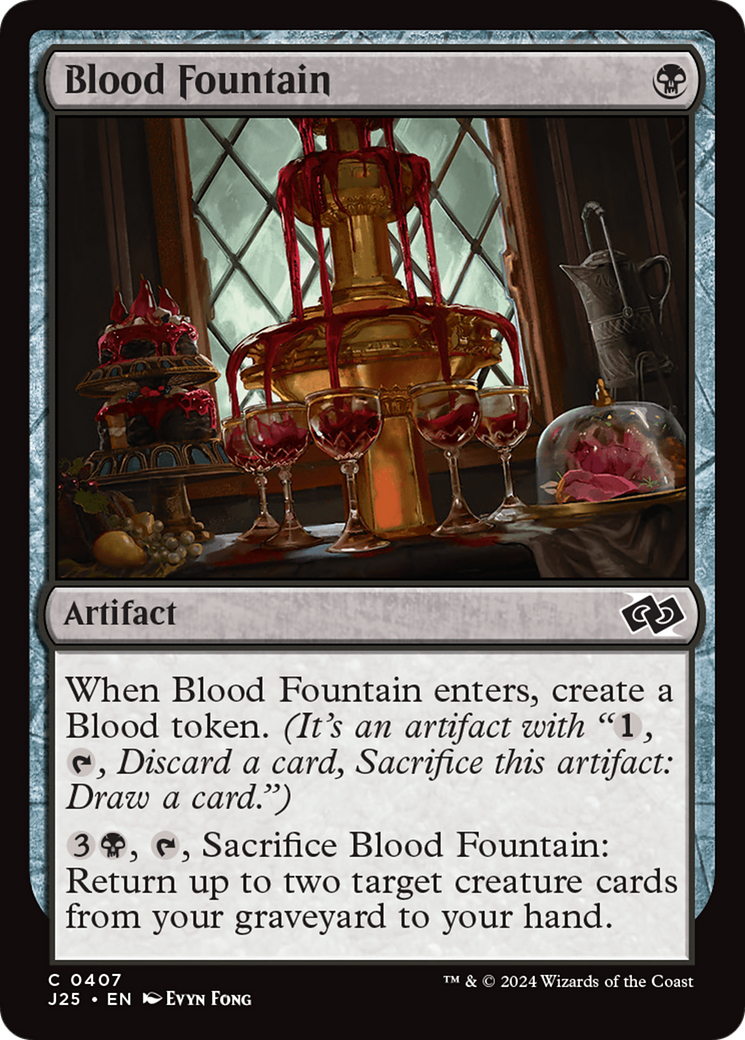 Blood Fountain (J25-407) - Foundations Jumpstart - Premium MTG Single from Wizards of the Coast - Just $0.25! Shop now at Game Crave Tournament Store