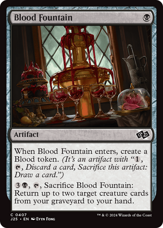 Blood Fountain (J25-407) - Foundations Jumpstart - Premium MTG Single from Wizards of the Coast - Just $0.25! Shop now at Game Crave Tournament Store