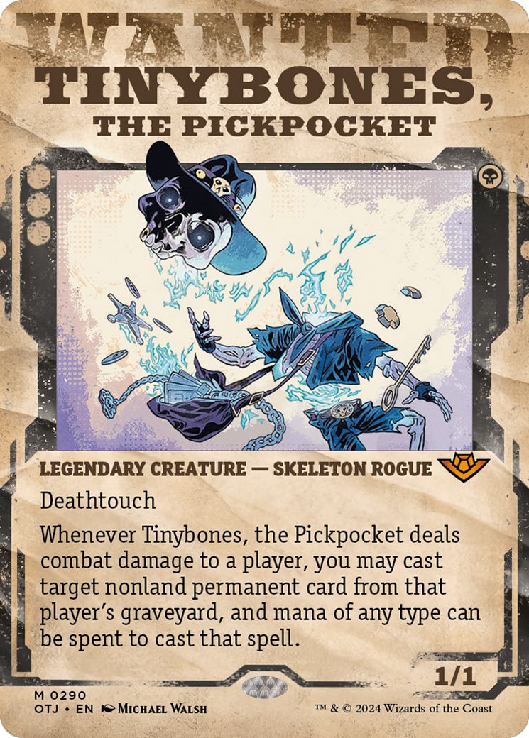 Tinybones, the Pickpocket (OTJ-290) - Outlaws of Thunder Junction: (Showcase) Foil - Premium MTG Single from Wizards of the Coast - Just $9.51! Shop now at Game Crave Tournament Store
