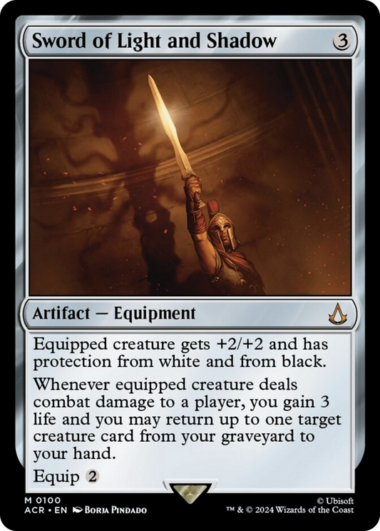 Sword of Light and Shadow (ACR-100) - Assassin's Creed Foil - Premium MTG Single from Wizards of the Coast - Just $0! Shop now at Game Crave Tournament Store