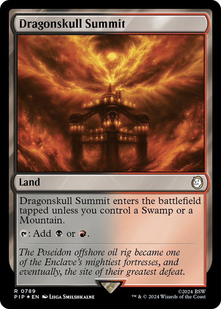 Dragonskull Summit (PIP-789) - Fallout Foil - Premium MTG Single from Wizards of the Coast - Just $2.32! Shop now at Game Crave Tournament Store