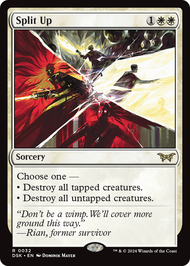 Split Up (DSK-032) - Duskmourn: House of Horror - Premium MTG Single from Wizards of the Coast - Just $1.43! Shop now at Game Crave Tournament Store