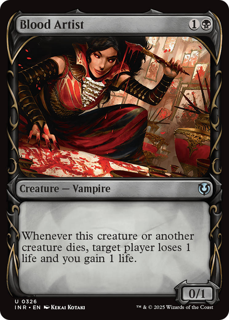 Blood Artist (Showcase) (-326) - Innistrad Remastered Foil - Premium MTG Single from Wizards of the Coast - Just $2.18! Shop now at Game Crave Tournament Store