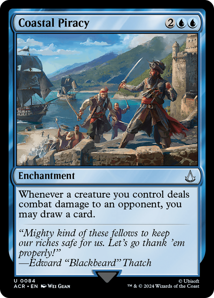 Coastal Piracy (ACR-084) - Assassin's Creed Foil - Premium MTG Single from Wizards of the Coast - Just $0.46! Shop now at Game Crave Tournament Store