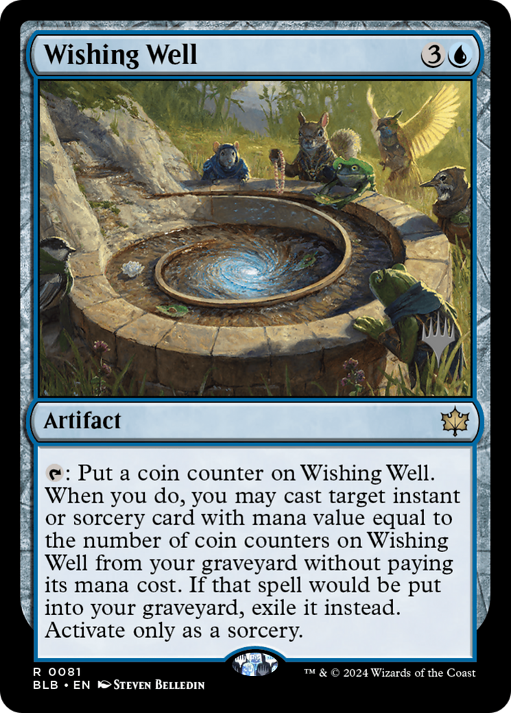 Wishing Well (PBLB-81P) - Bloomburrow Promos Foil - Premium MTG Single from Wizards of the Coast - Just $0.75! Shop now at Game Crave Tournament Store