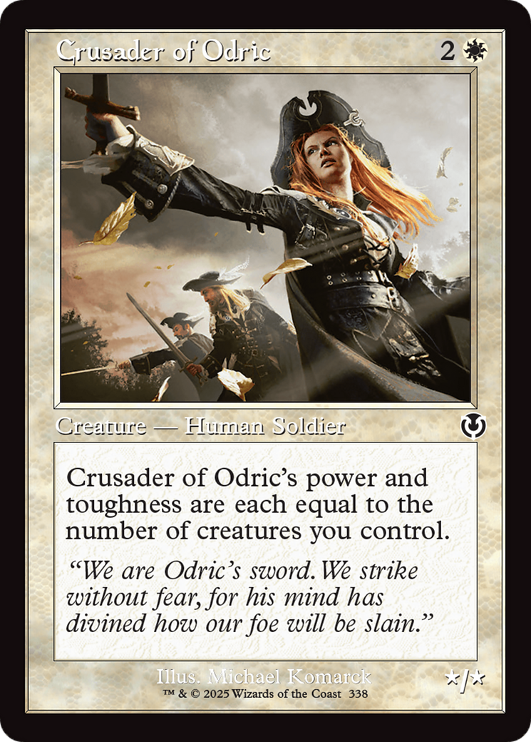 Crusader of Odric (Retro Frame) (-338) - Innistrad Remastered - Premium MTG Single from Wizards of the Coast - Just $0.25! Shop now at Game Crave Tournament Store