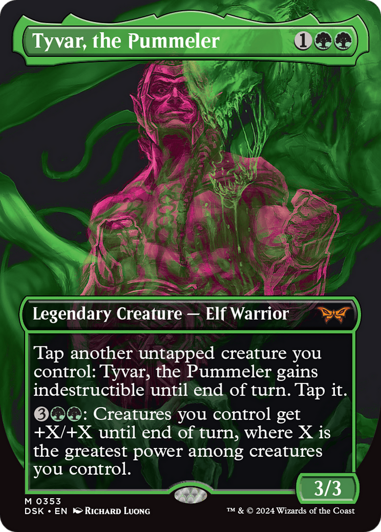 Tyvar, the Pummeler (DSK-353) - Duskmourn: House of Horror (Borderless) - Premium MTG Single from Wizards of the Coast - Just $2.72! Shop now at Game Crave Tournament Store