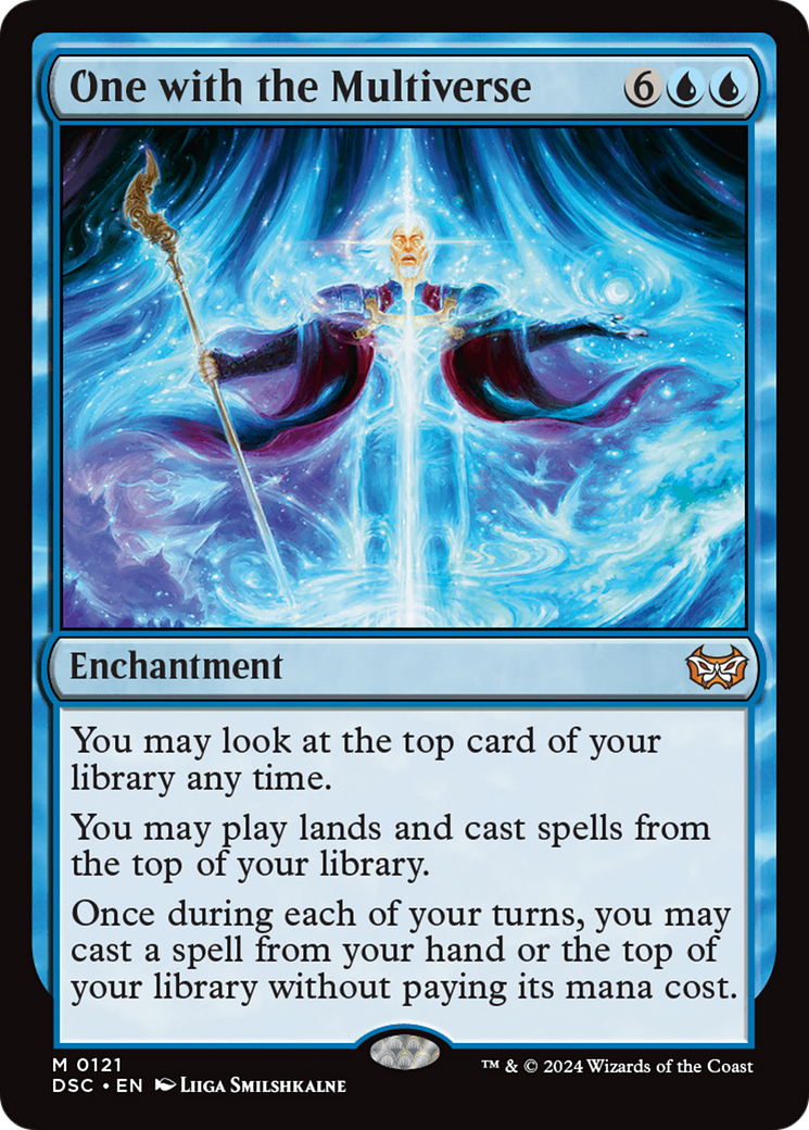 One with the Multiverse (DSC-121) - Duskmourn: House of Horror Commander - Premium MTG Single from Wizards of the Coast - Just $0.46! Shop now at Game Crave Tournament Store