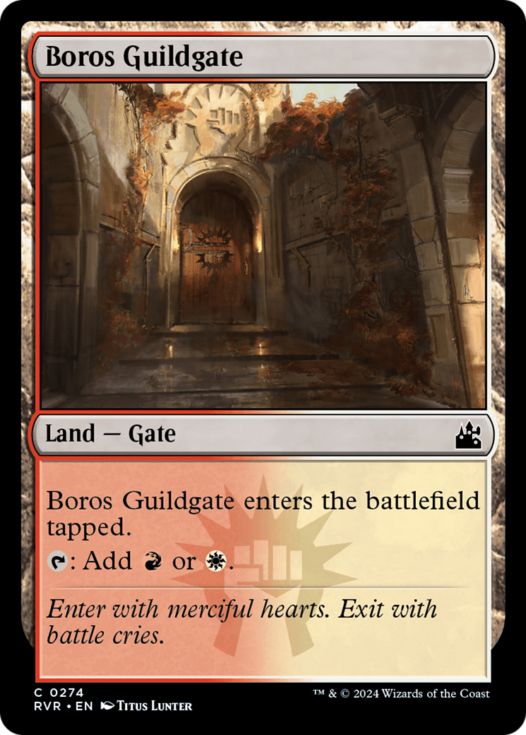 Boros Guildgate (RVR-274) - Ravnica Remastered - Premium MTG Single from Wizards of the Coast - Just $0.25! Shop now at Game Crave Tournament Store