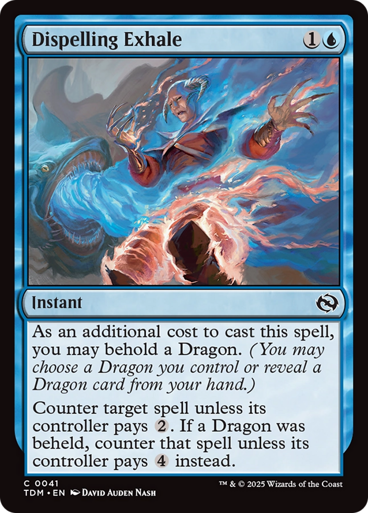 Dispelling Exhale (TDM-041) - Tarkir: Dragonstorm Foil - Premium MTG Single from Wizards of the Coast - Just $0.09! Shop now at Game Crave Tournament Store