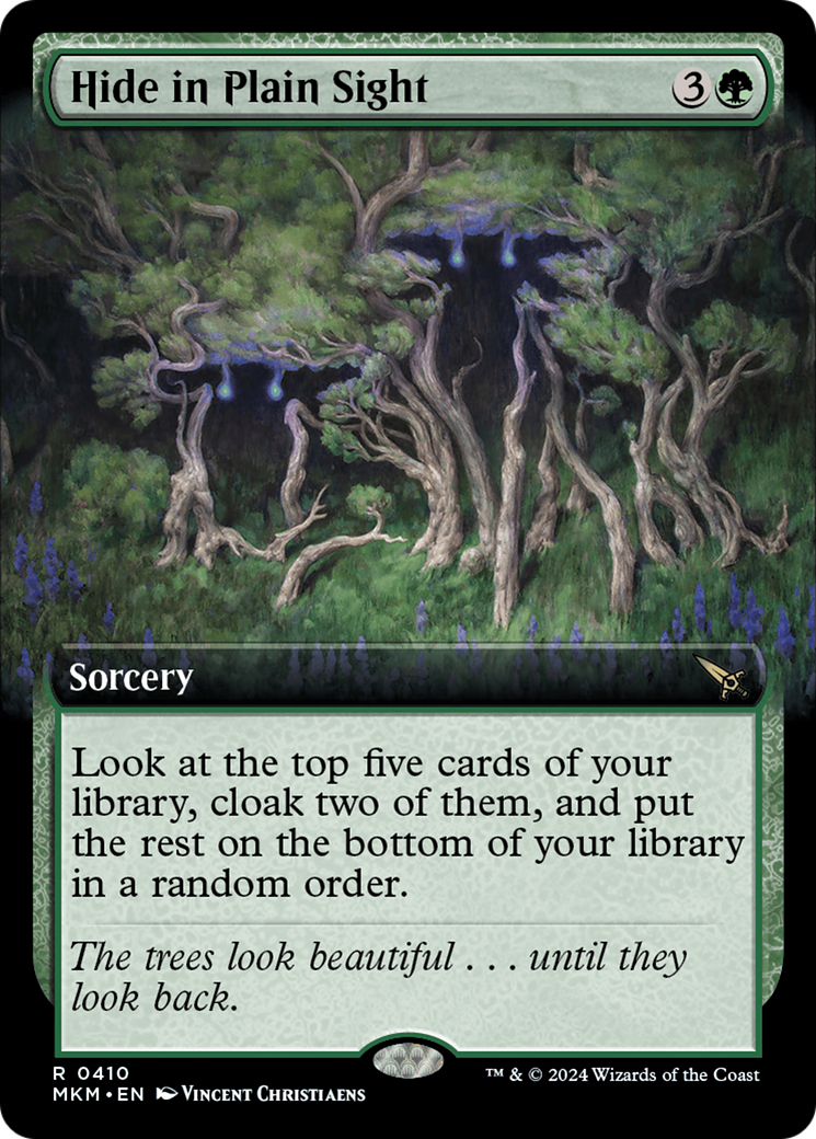 Hide in Plain Sight (MKM-410) - Murders at Karlov Manor: (Extended Art) - Premium MTG Single from Wizards of the Coast - Just $0.25! Shop now at Game Crave Tournament Store