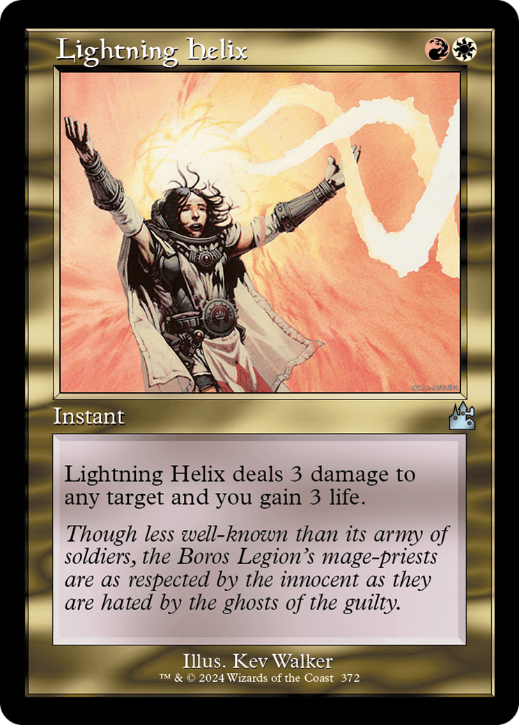 Lightning Helix (RVR-372) - Ravnica Remastered Foil - Premium MTG Single from Wizards of the Coast - Just $0.86! Shop now at Game Crave Tournament Store