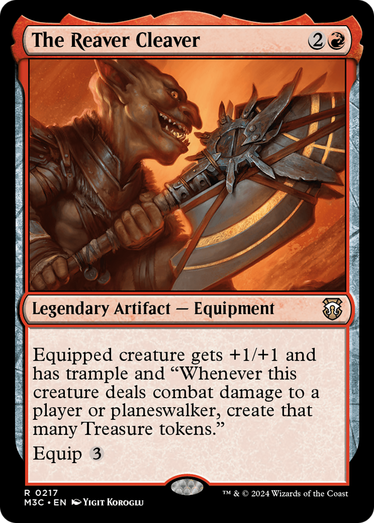 The Reaver Cleaver (M3C-217) - Modern Horizons 3 Commander Foil - Premium MTG Single from Wizards of the Coast - Just $5.11! Shop now at Game Crave Tournament Store