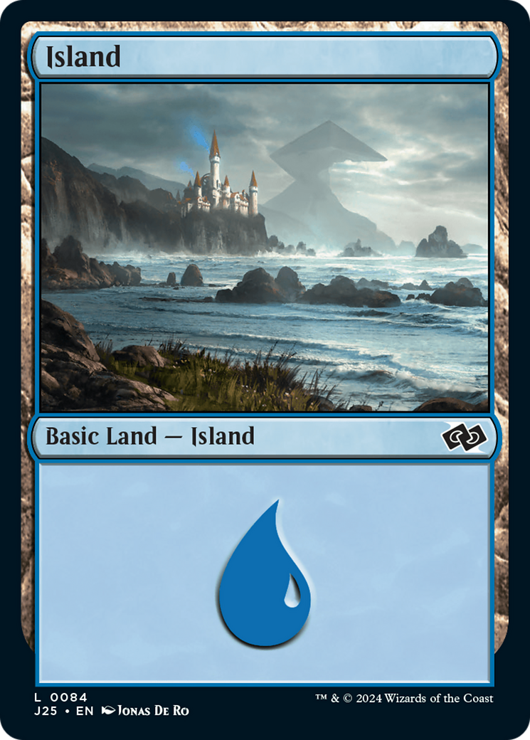 Island (J25-084) - Foundations Jumpstart - Premium MTG Single from Wizards of the Coast - Just $0.25! Shop now at Game Crave Tournament Store