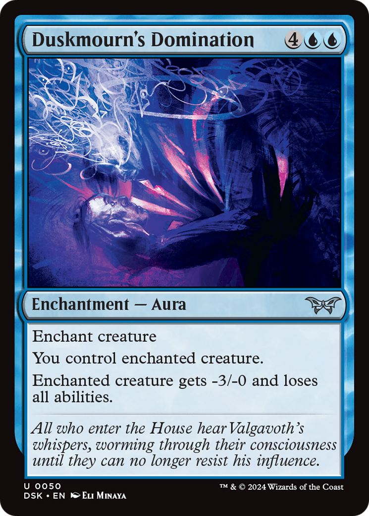 Duskmourn's Domination (DSK-050) - Duskmourn: House of Horror - Premium MTG Single from Wizards of the Coast - Just $0.25! Shop now at Game Crave Tournament Store