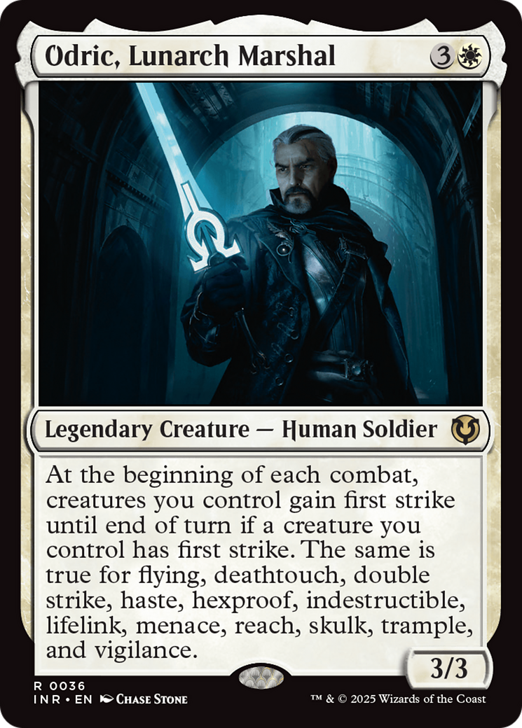 Odric, Lunarch Marshal (-036) - Innistrad Remastered Foil - Premium MTG Single from Wizards of the Coast - Just $0.55! Shop now at Game Crave Tournament Store