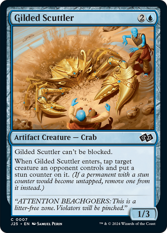 Gilded Scuttler (J25-007) - Foundations Jumpstart - Premium MTG Single from Wizards of the Coast - Just $0.25! Shop now at Game Crave Tournament Store