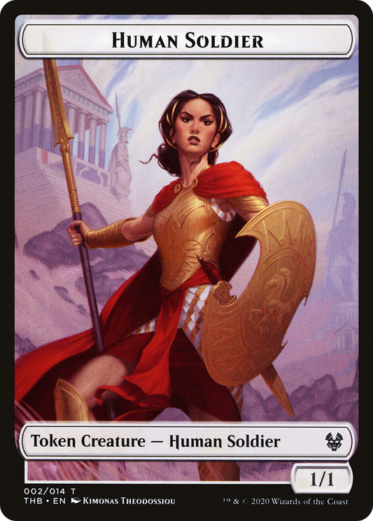 Human Soldier (THB-002) - Theros Beyond Death Tokens Foil