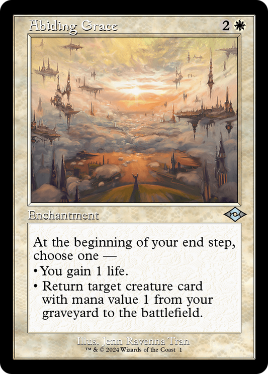 Abiding Grace (Retro Frame) (MH2-001) - Modern Horizons 2 Timeshifts Foil