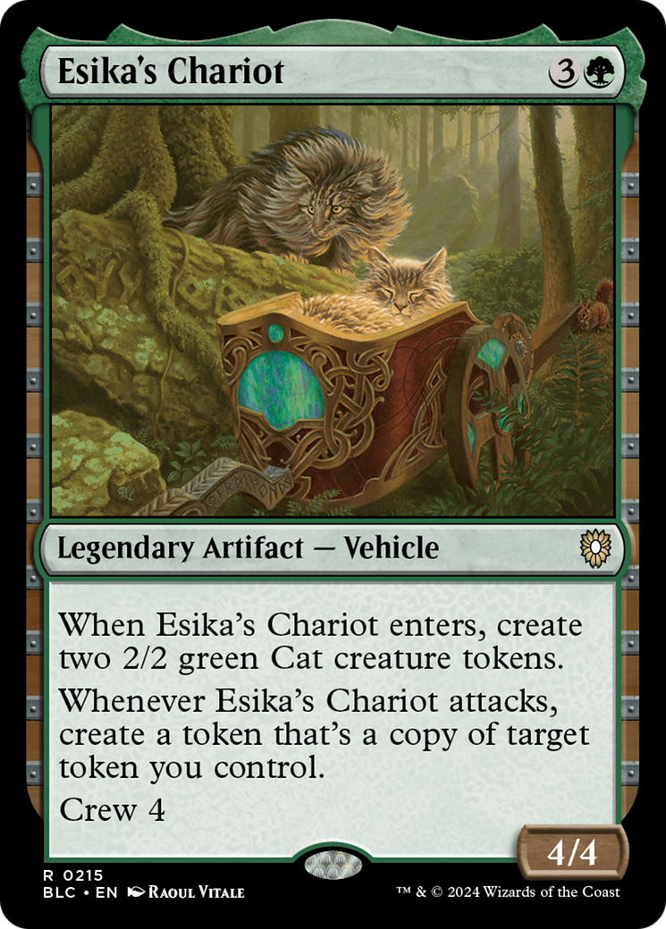 Esika's Chariot (BLC-215) - Bloomburrow Commander - Premium MTG Single from Wizards of the Coast - Just $0.26! Shop now at Game Crave Tournament Store