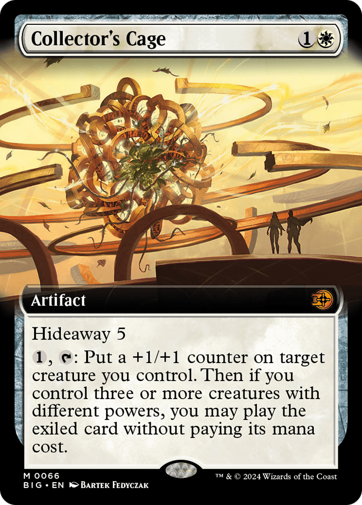 Collector's Cage (BIG-066) - The Big Score: (Extended Art) - Premium MTG Single from Wizards of the Coast - Just $5.37! Shop now at Game Crave Tournament Store