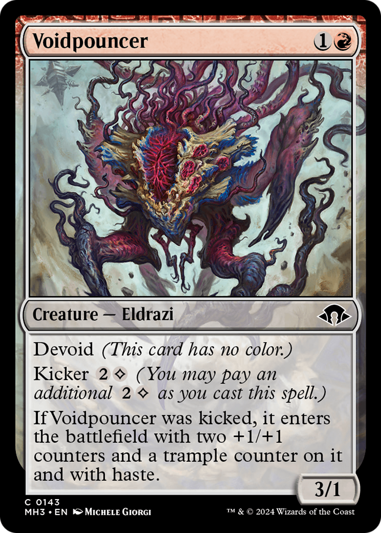 Voidpouncer (MH3-143) - Modern Horizons 3 Foil - Premium MTG Single from Wizards of the Coast - Just $0.25! Shop now at Game Crave Tournament Store