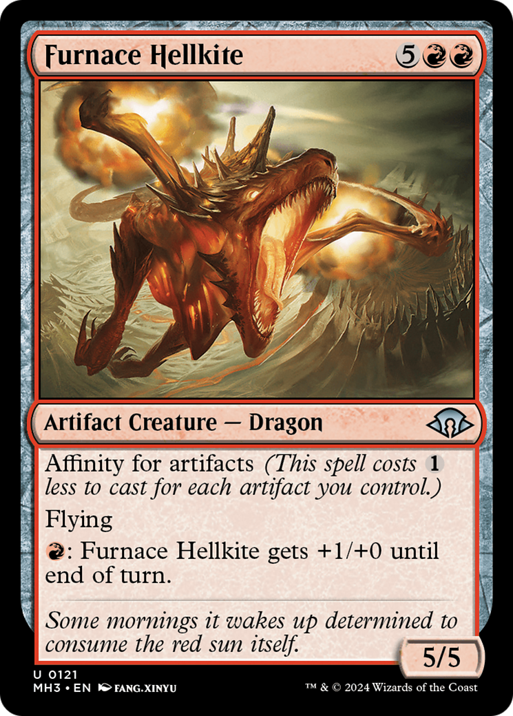 Furnace Hellkite (MH3-121) - Modern Horizons 3 Foil - Premium MTG Single from Wizards of the Coast - Just $0.25! Shop now at Game Crave Tournament Store