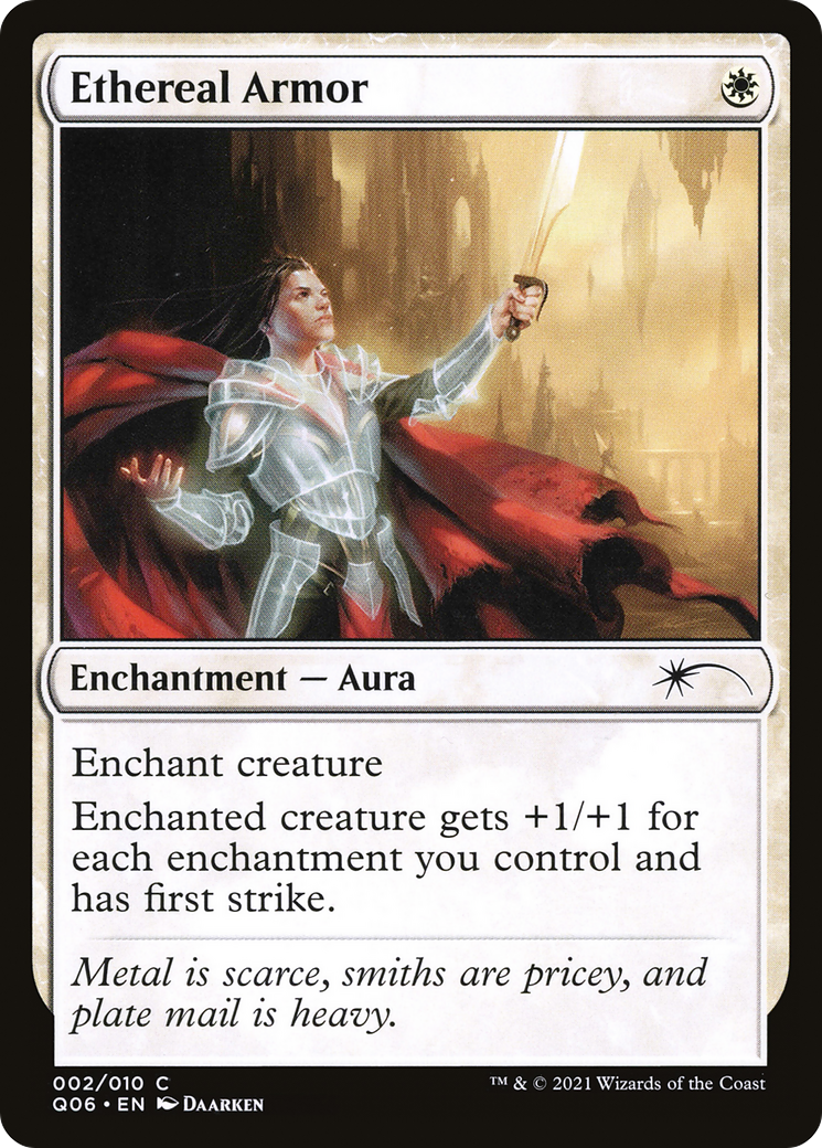Ethereal Armor (Q06-002) - Pioneer Challenger Decks 2021 - Premium MTG Single from Wizards of the Coast - Just $0.08! Shop now at Game Crave Tournament Store