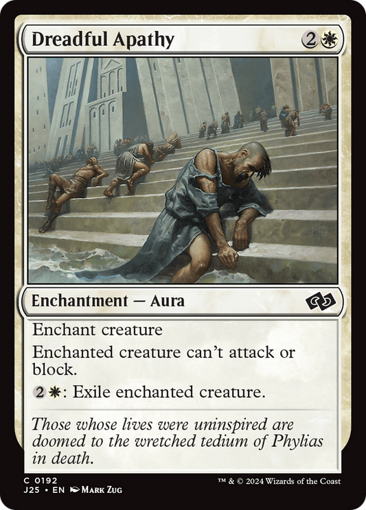 Dreadful Apathy (J25-192) - Foundations Jumpstart - Premium MTG Single from Wizards of the Coast - Just $0.25! Shop now at Game Crave Tournament Store