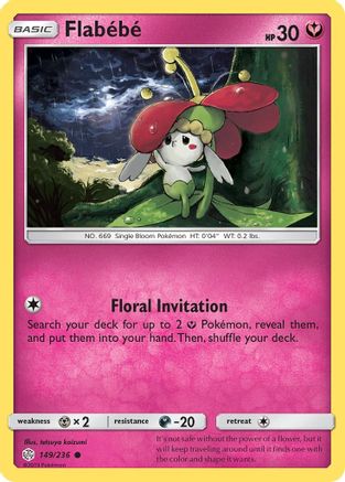Flabebe - 149/236 149/236 - SM  Cosmic Eclipse