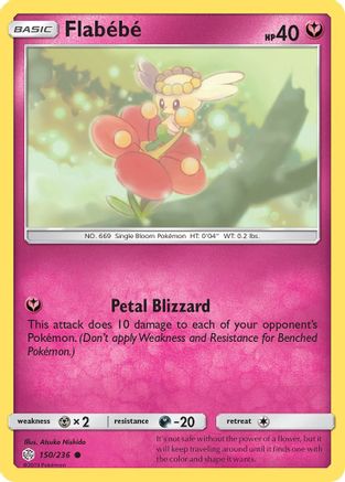 Flabebe - 150/236 150/236 - SM  Cosmic Eclipse