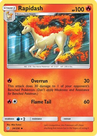 Rapidash 24/236 - SM  Cosmic Eclipse