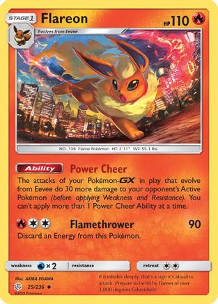 Flareon 25/236 - SM  Cosmic Eclipse
