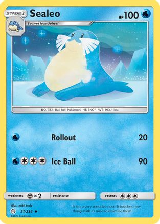 Sealeo 51/236 - SM  Cosmic Eclipse Reverse Holofoil