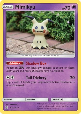 Mimikyu (97) 97/236 - SM  Cosmic Eclipse Reverse Holofoil