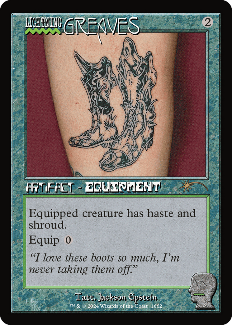 Lightning Greaves (SLD-1662) - Secret Lair Drop - Premium MTG Single from Wizards of the Coast - Just $6.17! Shop now at Game Crave Tournament Store