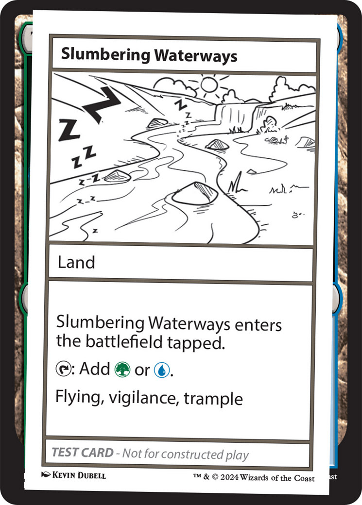 Slumbering Waterways (MB2-381) - Mystery Booster 2 - Premium MTG Single from Wizards of the Coast - Just $0.25! Shop now at Game Crave Tournament Store