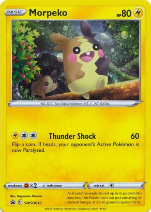 Morpeko SWSH012/307 - SWSH Black Star Promos Holofoil