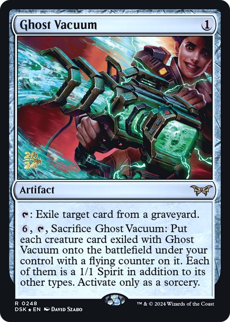 Ghost Vacuum (PDSK-248S) - Duskmourn: House of Horror Promos Foil - Premium MTG Single from Wizards of the Coast - Just $4.21! Shop now at Game Crave Tournament Store
