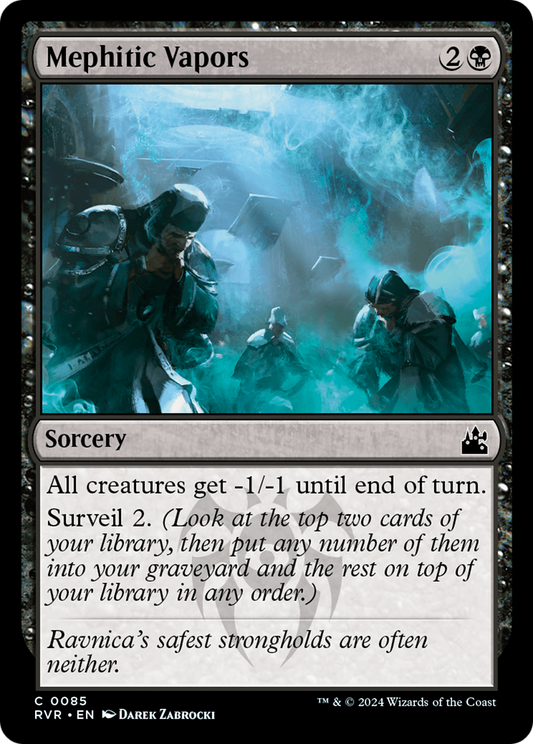 Mephitic Vapors (RVR-085) - Ravnica Remastered - Premium MTG Single from Wizards of the Coast - Just $0.25! Shop now at Game Crave Tournament Store